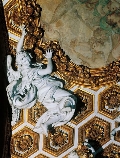 Detail of baroque style decoration, Church of Saint Andrew