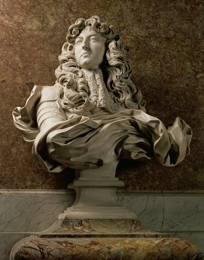 Portrait Bust of Louis XIV, 1665 by Gian Lorenzo Bernini