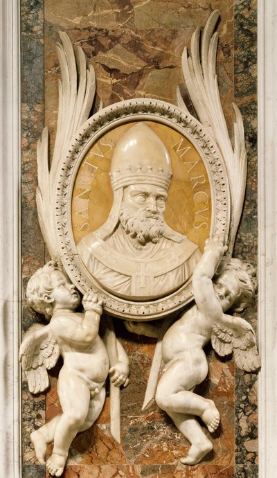 San Marco (detail) by Gian Lorenzo Bernini