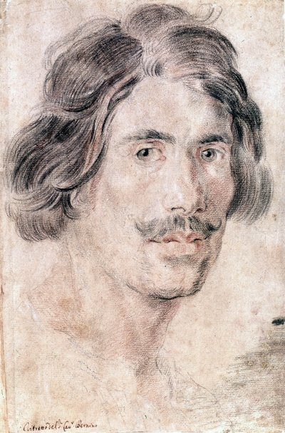 Self-portrait of Gian Lorenzo Bernini by Gian Lorenzo Bernini