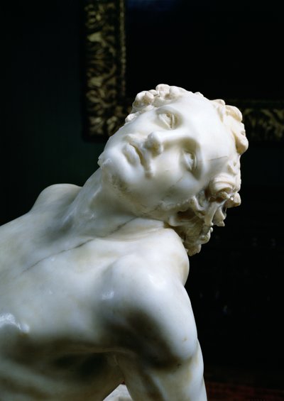 Martyrdom of St. Lawrence, Head of the Saint (detail) by Gian Lorenzo Bernini