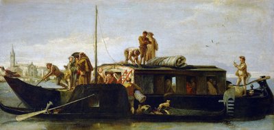 The Mailboat (Il Burchiello) by Giovanni Domenico Tiepolo