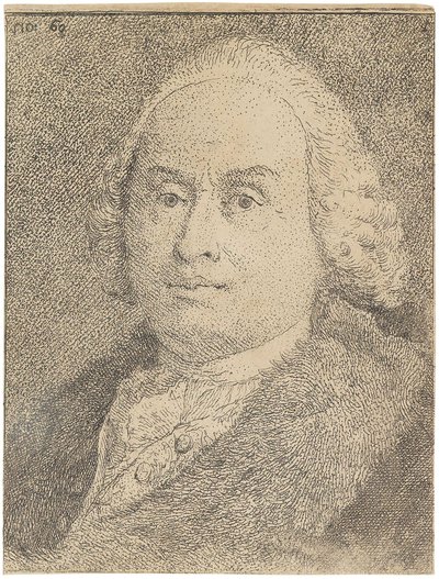 Portrait of Giovanni Battista Tiepolo by Giandomenico Tiepolo