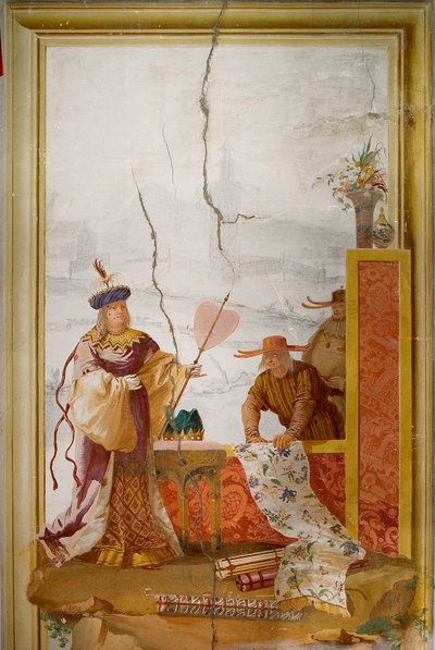 The Textile Merchant, from the Chinese Room in the Foresteria by Giovanni Domenico Tiepolo