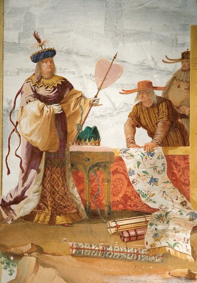 The Textile Merchant, from the Chinese Room in the Foresteria by Giovanni Domenico Tiepolo