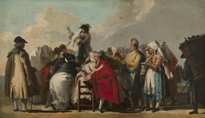 The Venetian Charlatan, c1764-1765 by Giovanni Domenico Tiepolo