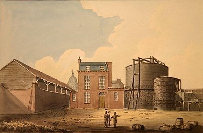 View of Phoenix Gas Works, Bankside by Gideon Yates