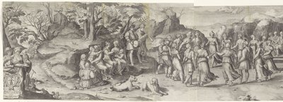 Marriage of Isaac and Rebekah by Gijsbert Van Veen