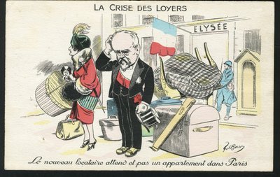 Postcard, Satirical in Colors by Gil (1859 1931) Baer