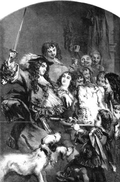 Charles II Knighting a Loin of Beef by Gilbert