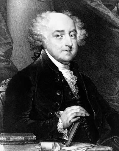 John Adams, second President of the United States by Gilbert Stuart