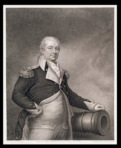 Major General Henry Knox engraved by John Francis Eugene Prud