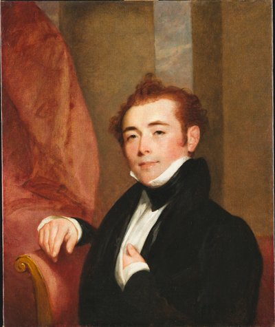 Portrait of George Brown, father of the painter John Lewis-Brown, 1825 by Gilbert Stuart