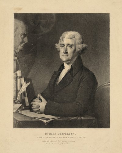 Thomas Jefferson, Third President of the United States by Gilbert Stuart
