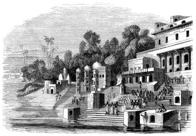 The favourite wife of Afzul Khan preparing for the suttee by Giles