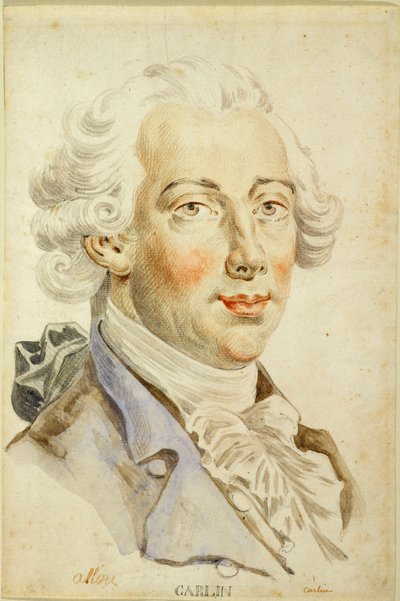 Portrait of Carlo Antonio Bertinazzi 1710-1783, 1740s by Gilles Allou