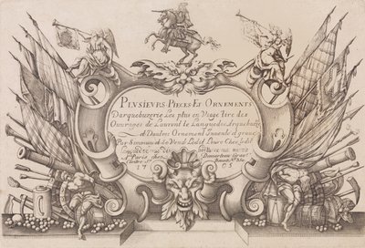 Plusieurs Pièces et Ornements Darquebuzerie 4th extended edition, ca. 1776 by Gilles Antoine Demarteau