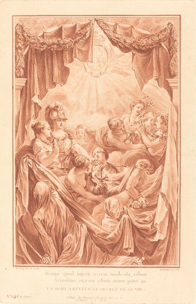 Allegory on the Death of the Dauphin by Gilles Demarteau