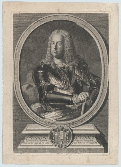 Portrait of François I by Gilles Jacques Petit