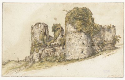 View of the Château de César in Vau by Gilles Neyts