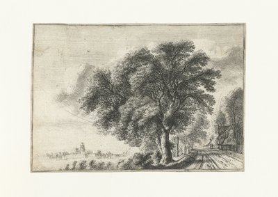 Landscape with a View of Dordrecht on the Left by Gilles Neyts