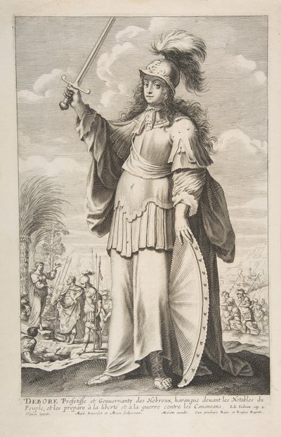 Deborah, 1647 by Gilles Rousselet and Abraham Bosse