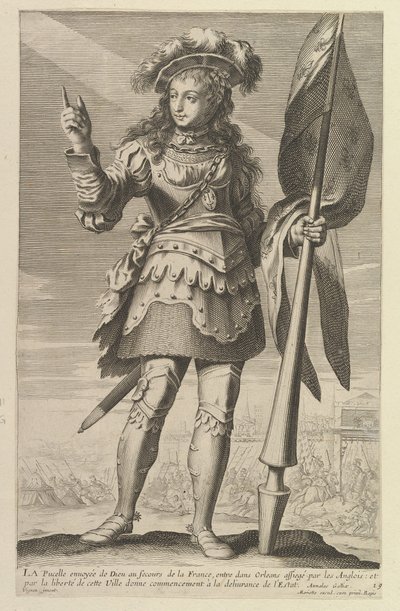 The Maid of Orleans by Gilles Rousselet and Abraham Bosse