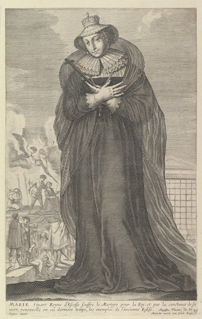 Marie Stuart by Gilles Rousselet and Abraham Bosse