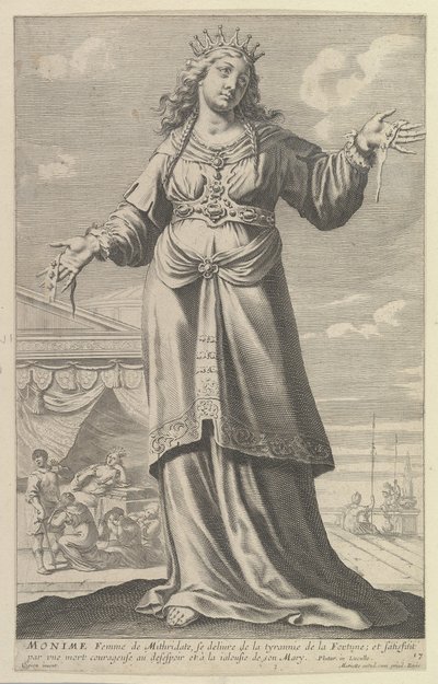 Monime by Gilles Rousselet and Abraham Bosse