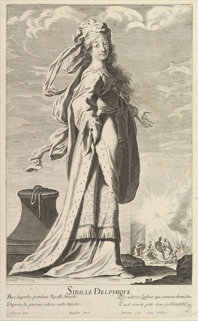 Sibylle Delphique, ca. 1635 by Gilles Rousselet and Abraham Bosse