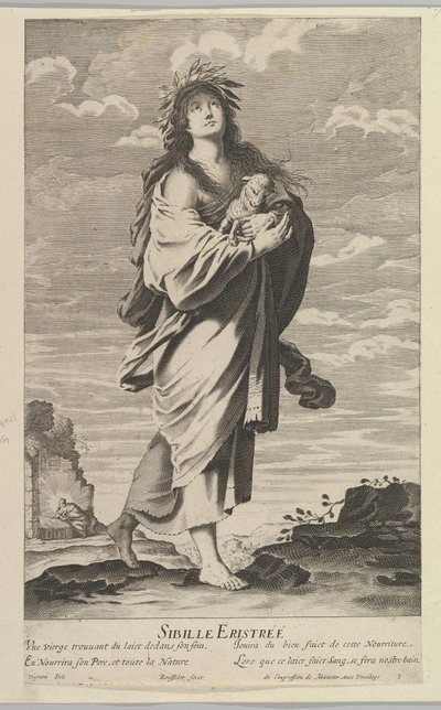 Erythraean Sibyl by Gilles Rousselet and Abraham Bosse