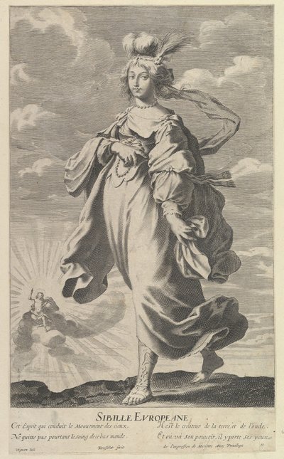 Sibylle Européenne by Gilles Rousselet and Abraham Bosse