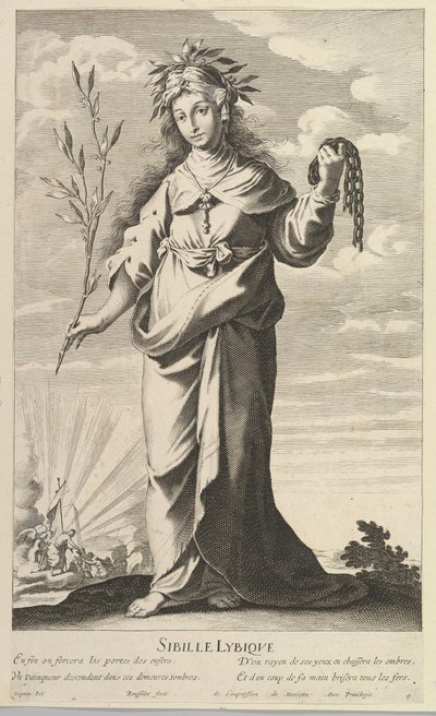 Sibylle Lybique by Gilles Rousselet and Abraham Bosse