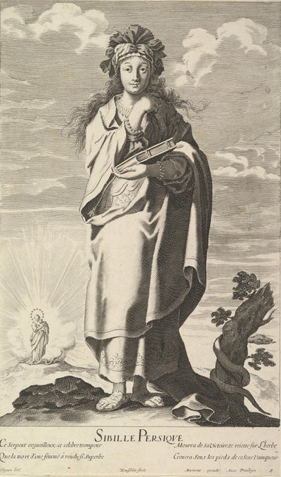 Sibylle Persique, ca. 1635 by Gilles Rousselet and Abraham Bosse