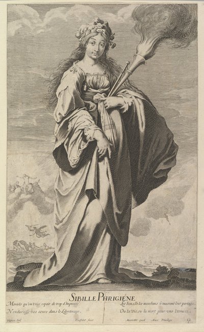 Sibylle Phrygienne by Gilles Rousselet and Abraham Bosse