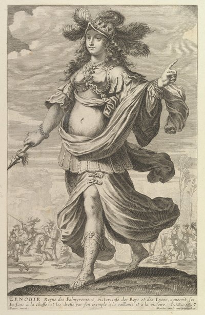 Zenobia by Gilles Rousselet and Abraham Bosse
