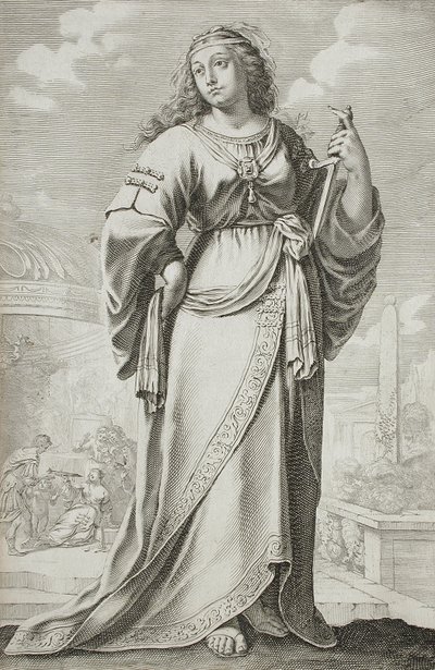 Lucretia (after Claude Vignon) by Gilles Rousselet