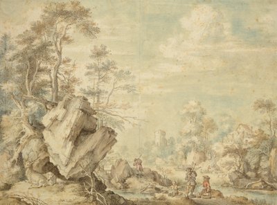 Landscape, 1623 by Gillis Claesz d Hondecoeter