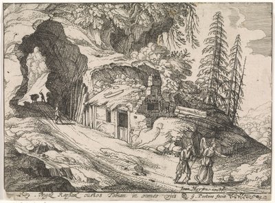 Landscape with Tobias and Archangel Raphael by Gillis Peeters (I)