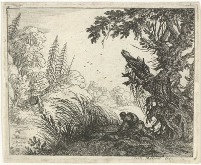 Landscape with a Hunter by Gillis Peeters (I)