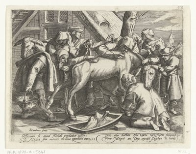 Washing the Donkey by Gillis van Breen