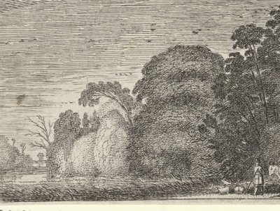 Shepherd and Rider by a Forest Edge by Gillis van Scheyndel (I) (possibly)