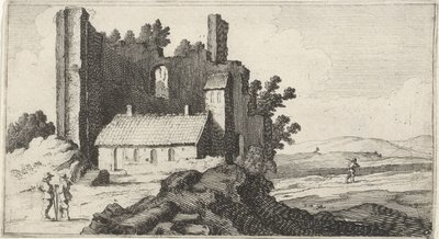 Chapel in a Ruin by Gillis van Scheyndel (I)