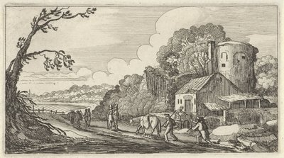Landscape with Travelers by Gillis van Scheyndel (I)