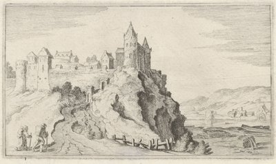Fortified Town on a Hill by Gillis van Scheyndel (I)