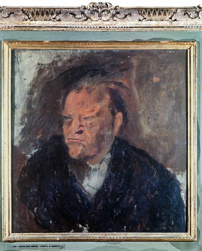 Portrait of the Italian poet Giuseppe Ungaretti by Gino (1904 33) Bonichi