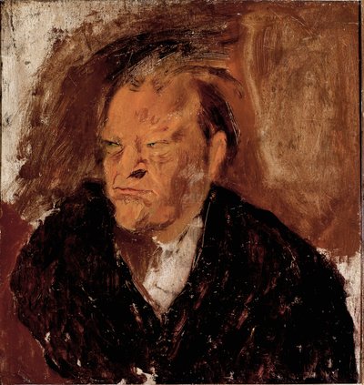 Portrait of the poet Giuseppe Ungaretti by Gino  Bonichi