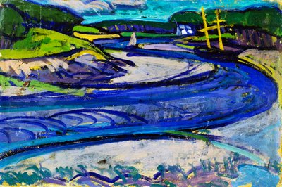 Canal in Britain by Gino Rossi