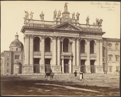 Facade of the Basilica of San Giovanni in Laterano, Rome by Gioacchino Altobelli