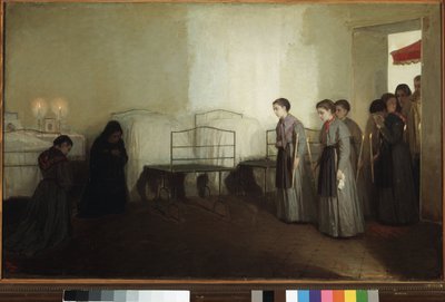 Administration of the Eucharist to a Dying Orphan by Gioacchino Toma
